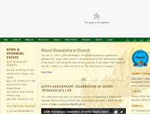 Tablet Screenshot of kawaiahao.org